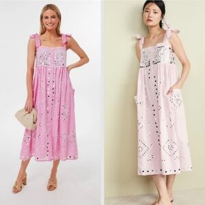 Juliet Dunn mirrored embroidered dress